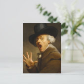 Self-Portrait, The Surprise by Joseph Ducreux Feestdagenkaart (Staand voorkant)