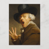 Self-Portrait, The Surprise by Joseph Ducreux Feestdagenkaart (Voorkant)