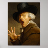 Self-Portrait, The Surprise by Joseph Ducreux Poster (Voorkant)