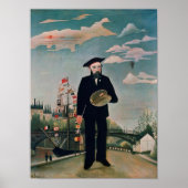 Self Portrait uit L'ile Saint-Louis, 1890 Poster (Voorkant)