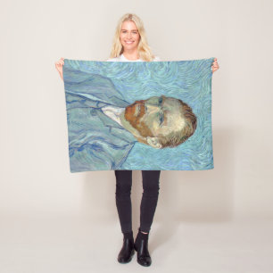 Self-Portrait, Vincent van Gogh, 1889 Fleece Deken