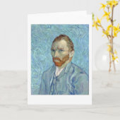 Self-Portrait, Vincent van Gogh, 1889 Kaart (Gele Bloem)