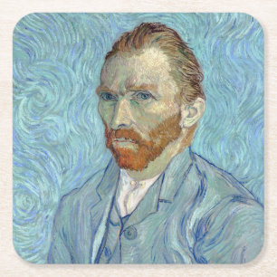 Self-Portrait, Vincent van Gogh, 1889 Kartonnen Onderzetters