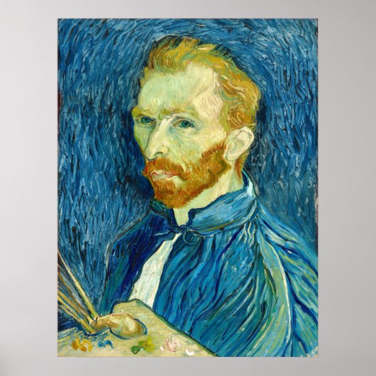 Self-Portrait - Vincent van Gogh Fine Art Poster (Voorkant)