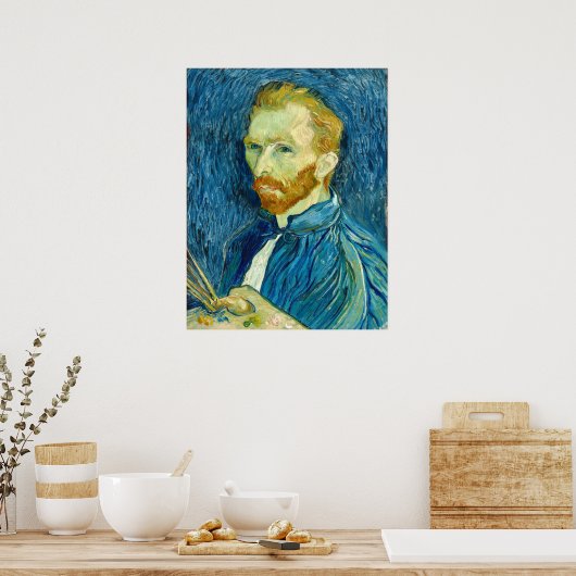 Self-Portrait - Vincent van Gogh Fine Art Poster (Keuken)