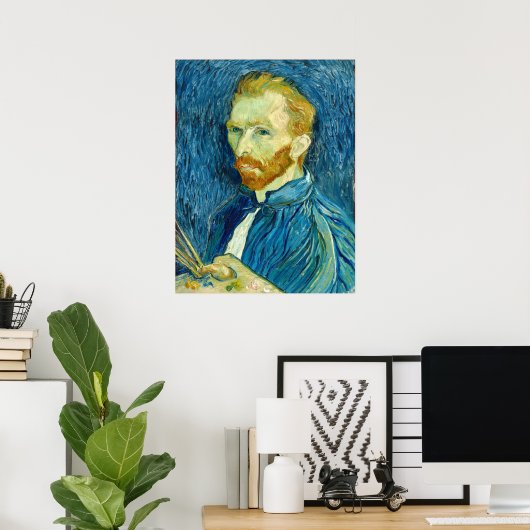 Self-Portrait - Vincent van Gogh Fine Art Poster (Thuiskantoor)