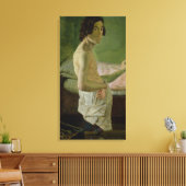 Self Portrait voor de Easel, c.1828 Canvas Afdruk (Insitu (Woonkamer))