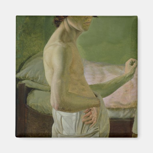 Self Portrait voor de Easel, c.1828 Magneet (Voorkant)