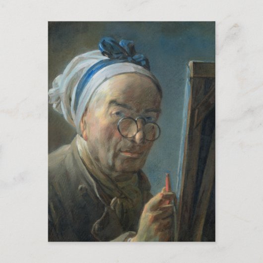 Self Portrait with an Easel, c.1775-79 Briefkaart (Voorkant)
