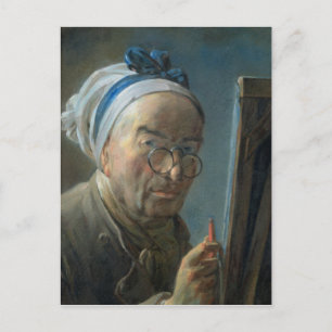 Self Portrait with an Easel, c.1775-79 Briefkaart