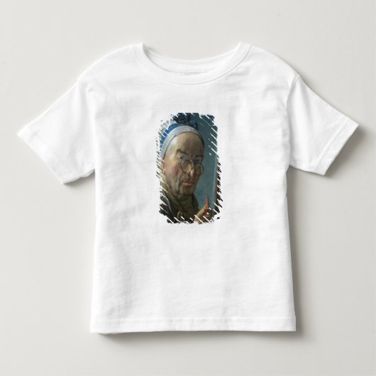Self Portrait with an Easel, c.1775-79 Kinder Shirts (Voorkant)