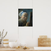 Self Portrait with an Easel, c.1775-79 Poster (Keuken)