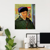 Self-Portrait with Bandaged Ear by van Gogh Poster (Thuiskantoor)