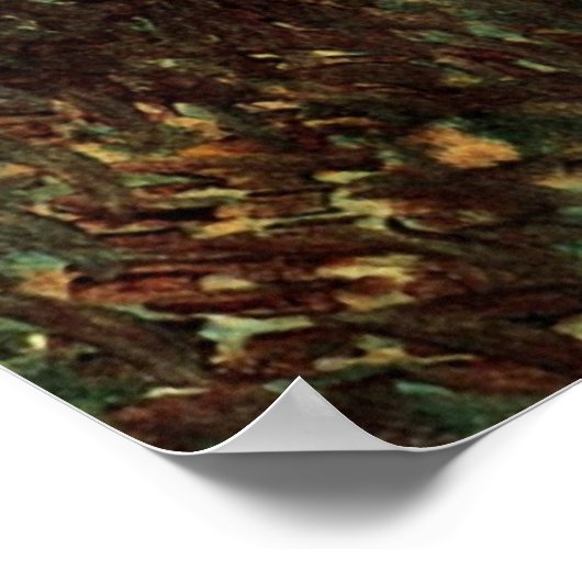 Self-Portrait with Grey Felt Hat by van Gogh Poster (Hoek)