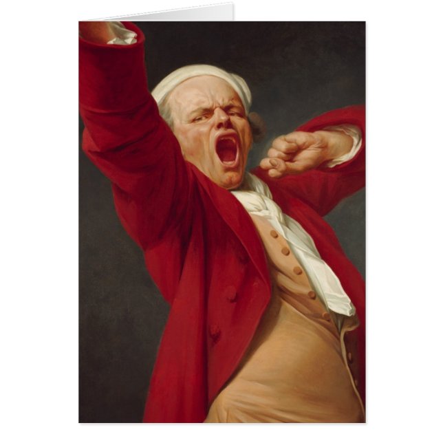 Self-Portrait, Yawning - Joseph Ducreux (Voorkant)