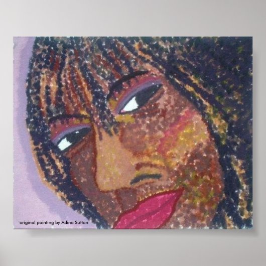 "Self Portret - Digitaal teruggezet Poster (Voorkant)