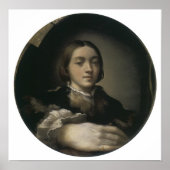 Self-Portret in een Convex Mirror, 1524 Poster (Voorkant)