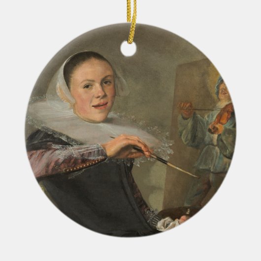 Self-Portret Keramisch Ornament (Voorkant)