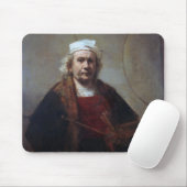 Self-Portret met twee cirkels, Rembrandt Muismat (Met muis)