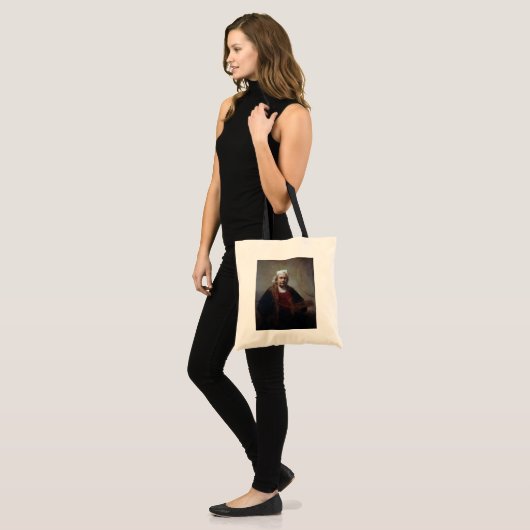 Self-Portret met twee cirkels, Rembrandt Tote Bag (Voorkant (model))