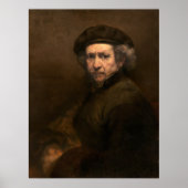 Self-Portret - Rembrandt Fine Art-Poster Poster (Voorkant)