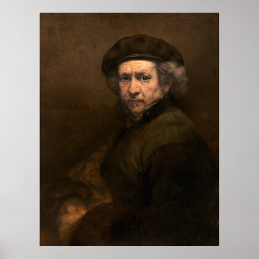 Self-Portret - Rembrandt Fine Art-Poster Poster (Voorkant)