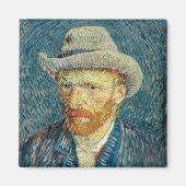 Self-Portret | Vincent Van Gogh Magneet (Voorkant)