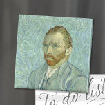 Self-Portret | Vincent Van Gogh Magneet<br><div class="desc">Self-Portrait (1889) van de Nederlandse postimpressionist Vincent Van Gogh. Van Gogh gebruikte zichzelf vaak als model voor het oefenen op het schilderen van figuren. Dit was de laatste van zijn vele zelfportretten, geschilderd slechts maanden voor zijn dood. Gebruik de ontwerphulpmiddelen om douanetekst toe te voegen of het afbeelding te personaliseren....</div>