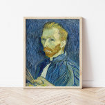 Self-Portret | Vincent Van Gogh Poster<br><div class="desc">Zelfportret (1889) | Origineel kunstwerk van de Nederlandse post-impressionist Vincent Van Gogh. Van Gogh gebruikte zichzelf vaak als model voor het praktiseren van figuurschilderingen. Het is duidelijk dat hij de techniek van het pointillisme had bestudeerd, maar zijn penseelstreken zijn niet systematisch en hij heeft de markeringen op zijn eigen unieke...</div>