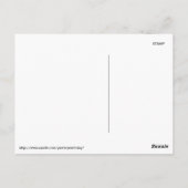 Self Portriat Vincent Van Gogh 1889 Briefkaart (Achterkant)