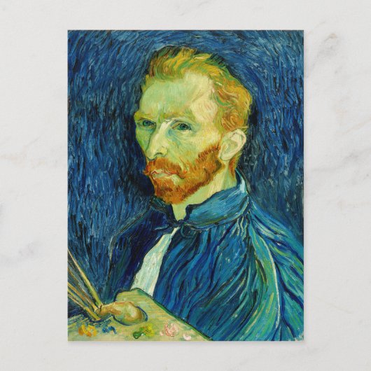 Self Portriat Vincent Van Gogh 1889 Briefkaart (Voorkant)