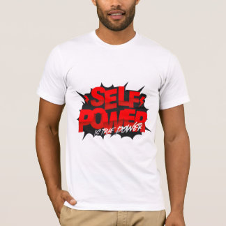 Self Power is een echt grafisch T-shirt