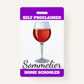 Self ProclaimSommelier Badge (Voorkant)