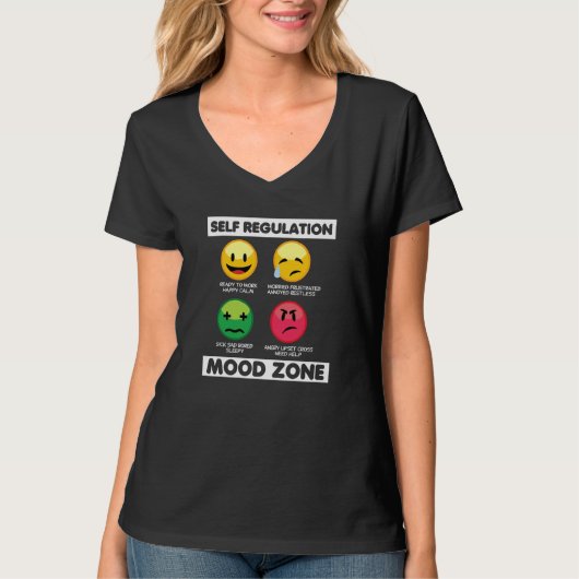 Self Regulation Mood Zone Occupational Therapy The T-shirt (Voorkant)