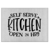 Self Serve Kitchen Open 24 uur Snijplank (Voorkant)
