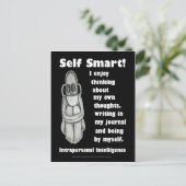 Self Smart - Blank Briefkaart (Staand voorkant)