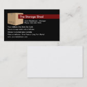Self-Storage Business-kaarten Visitekaartje (Voorkant / Achterkant)