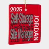 Self Storage Site Manager - Buitengewoon aangepast Keramisch Ornament (Rechts)