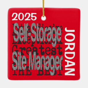 Self Storage Site Manager - Buitengewoon aangepast Keramisch Ornament
