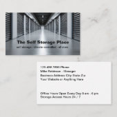 Self Storage Theme Business Cards  Visitekaartje (Voorkant / Achterkant)