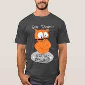 Self-Taught GRAPHIC DESIGNER Mustache Cat T-shirt (Voorkant)