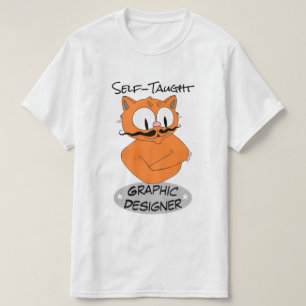 Self-Taught GRAPHIC DESIGNER Señor Gato™ T-shirt