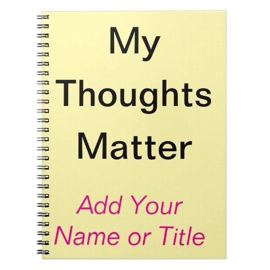Self-Worth Affirmatie Notitieboek Custom Gift (Voorkant)