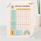 Selfcare + Daily Planner + Spaarteller + Kaart (Voorkant)