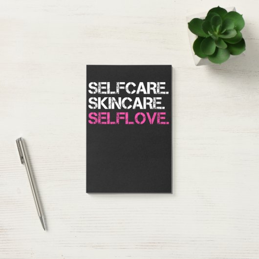 Selfcare Skincare Selflove estheticien Post-it® Notes (Kantoor)