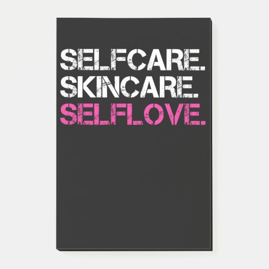 Selfcare Skincare Selflove estheticien Post-it® Notes (Voorkant)