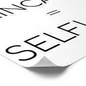 Selfcare Skincare Selflove Skin Lover Sk Poster (Hoek)