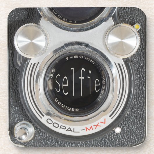 Selfie Bier Onderzetter (Voorkant)