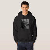 Selfie Cat Meme UFO Sighting Alien Conspiracy Sci  Hoodie (Voorkant volledig)