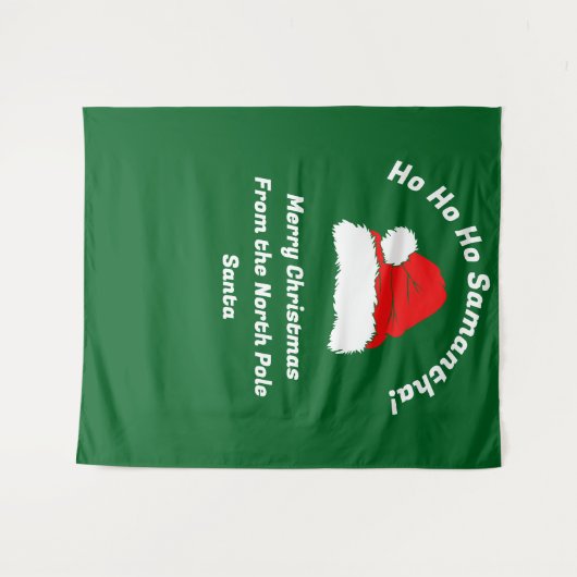 Selfie Christmas Photobooth Wandkleed (Voorkant (horizontaal))